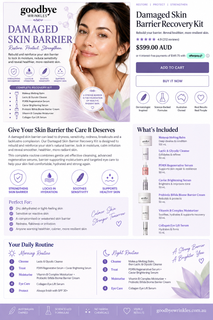 Load image into Gallery viewer, Goodbye Wrinkles : Damaged Skin Barrier Skincare Kit