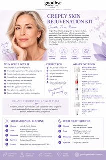 Load image into Gallery viewer, Goodbye Wrinkles : Crepey Skin Skincare Kit