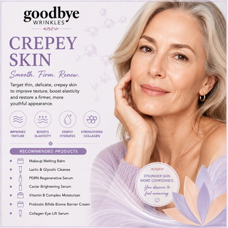 Load image into Gallery viewer, Goodbye Wrinkles : Crepey Skin Skincare Kit
